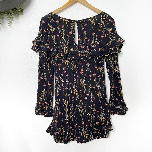 REVOLVE LIKELY • NWT Amira Floral Ruffles Long Sleeve Romper - Picture 10 of 10